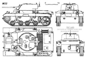 Общий вид танка M22 Locust