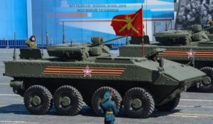 Броневая машина пехоты К-17 «Бумеранг» на параде Победы