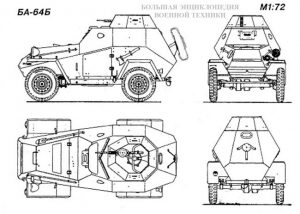 Схема бронеавтомобиля БА-20