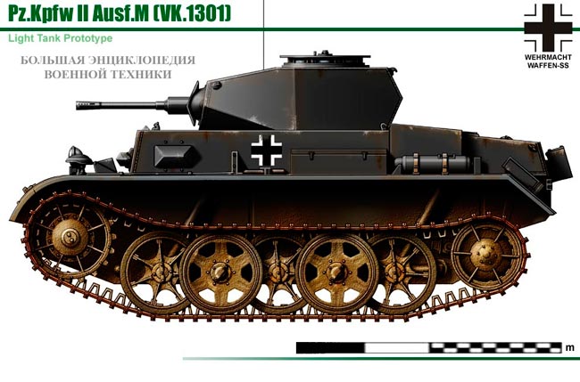 Танк Pz.II Ausf.M