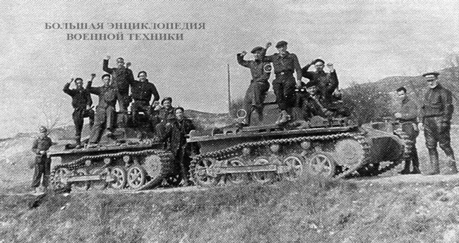 Немецкие танки, захваченные бойцами Республиканской армии