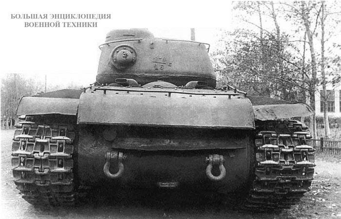 Танк КВ-1C с установленной на нем башней от танка ИС-122